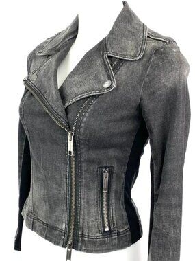 Burberry Brit Jean Moto Jacket XS S